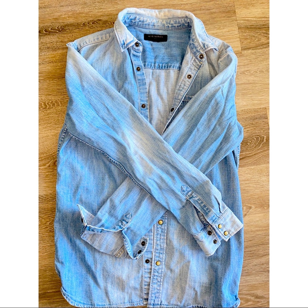 Denim shirt jacket - Picture 2 of 5